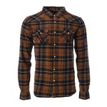 RMS 26 Chemise  à Motifs Homme RMS26 4779. Coloris disponibles : Marron