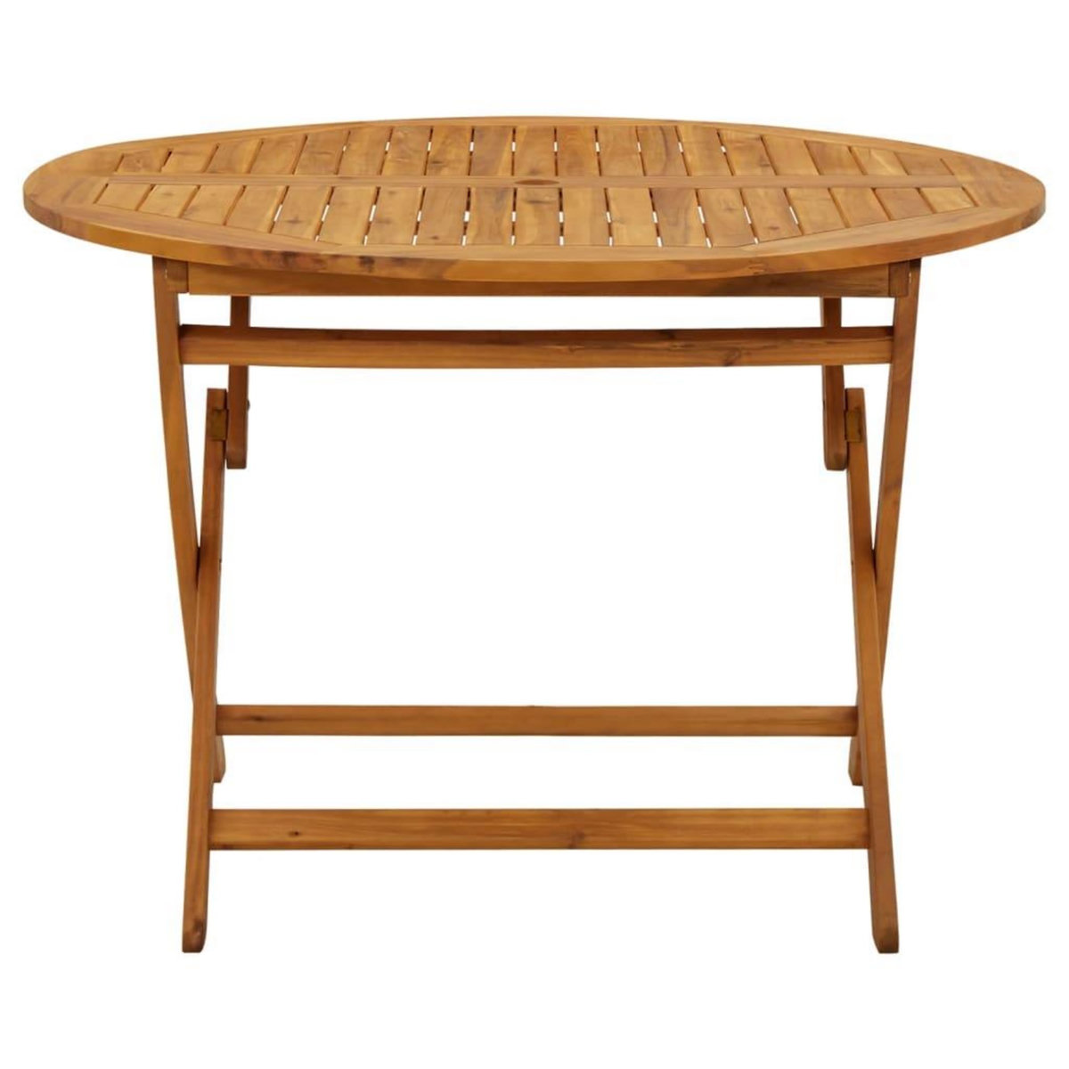 VIDAXL Table pliable de jardin 110 cm Bois d'acacia massif