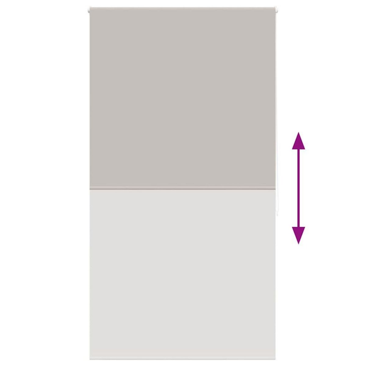 VIDAXL Store enrouleur de douche 130x240 cm largeur du tissu 126 cm