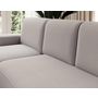 Voir la diapositive 5 : BEST MOBILIER Sam - canapé d'angle gauche 4 places convertible avec coffre en tissu