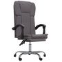 Voir la diapositive 2 : VIDAXL Fauteuil inclinable de bureau Gris Similicuir