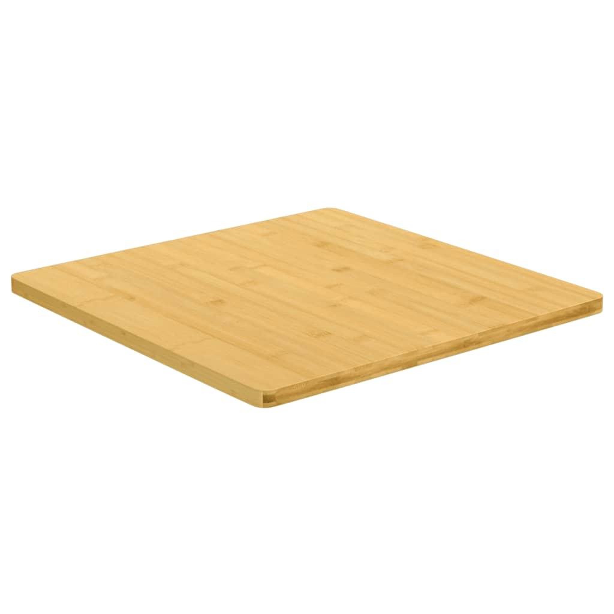 Voir la diapositive 2 : VIDAXL Dessus de table 50x50x1,5 cm bambou