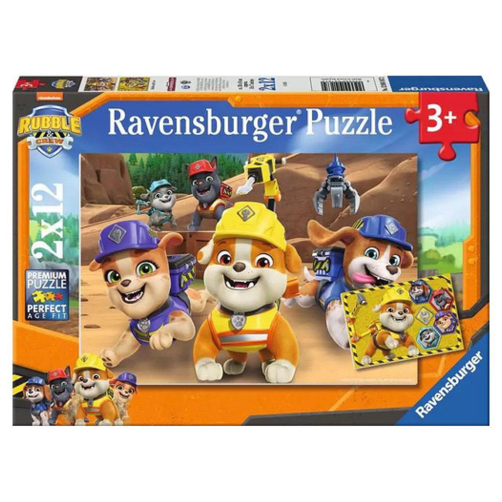 RAVENSBURGER Puzzle 2x12 - pat patrouille