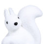 Voir la diapositive 2 : FEERIC LIGHT & CHRISTMAS Écureuil Assis Déco  Manteau  12cm Blanc