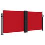 Voir la diapositive 2 : VIDAXL Auvent lateral retractable rouge 100x600 cm