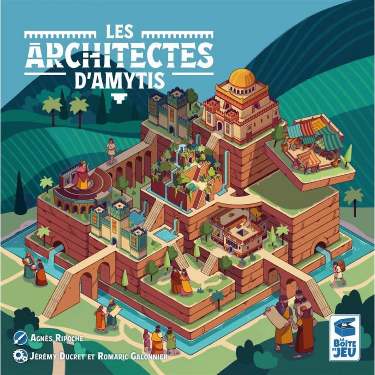 La boite de jeu Jeu de stratégie La boîte de jeu Les Architectes d Amytis