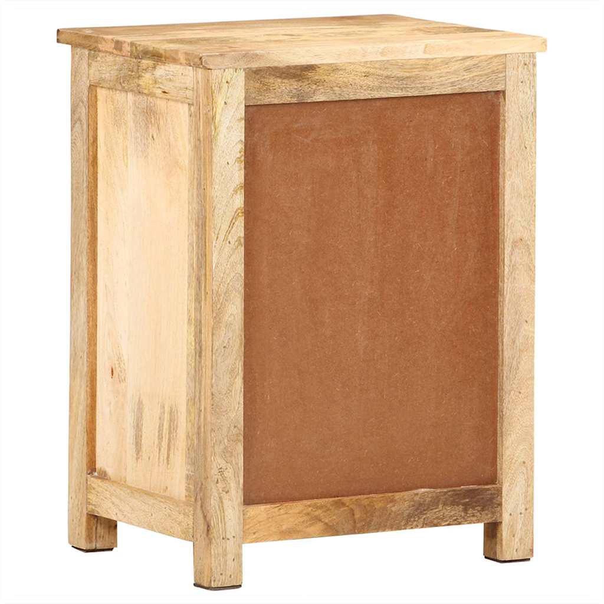 Voir la diapositive 4 : VIDAXL Table de chevet 45x35x60 cm bois de manguier massif