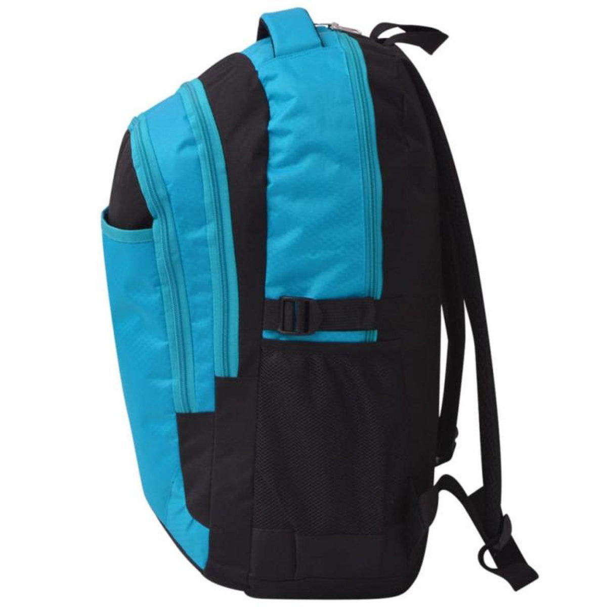 VIDAXL Sac à dos d école 40 L noir et bleu
