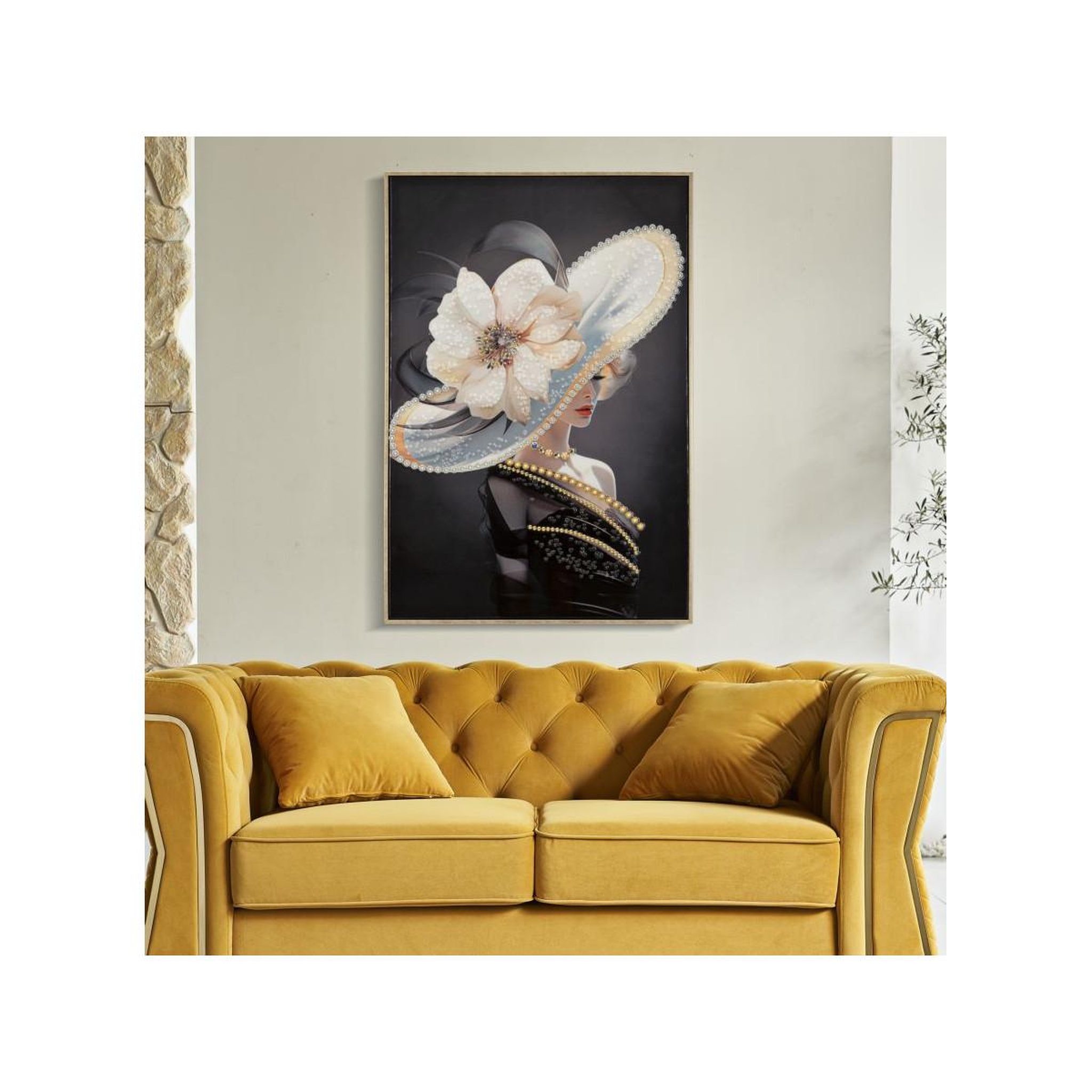 Voir la diapositive 6 : Paris Prix Tableau imprimé déco  wien  62x92cm multicolore