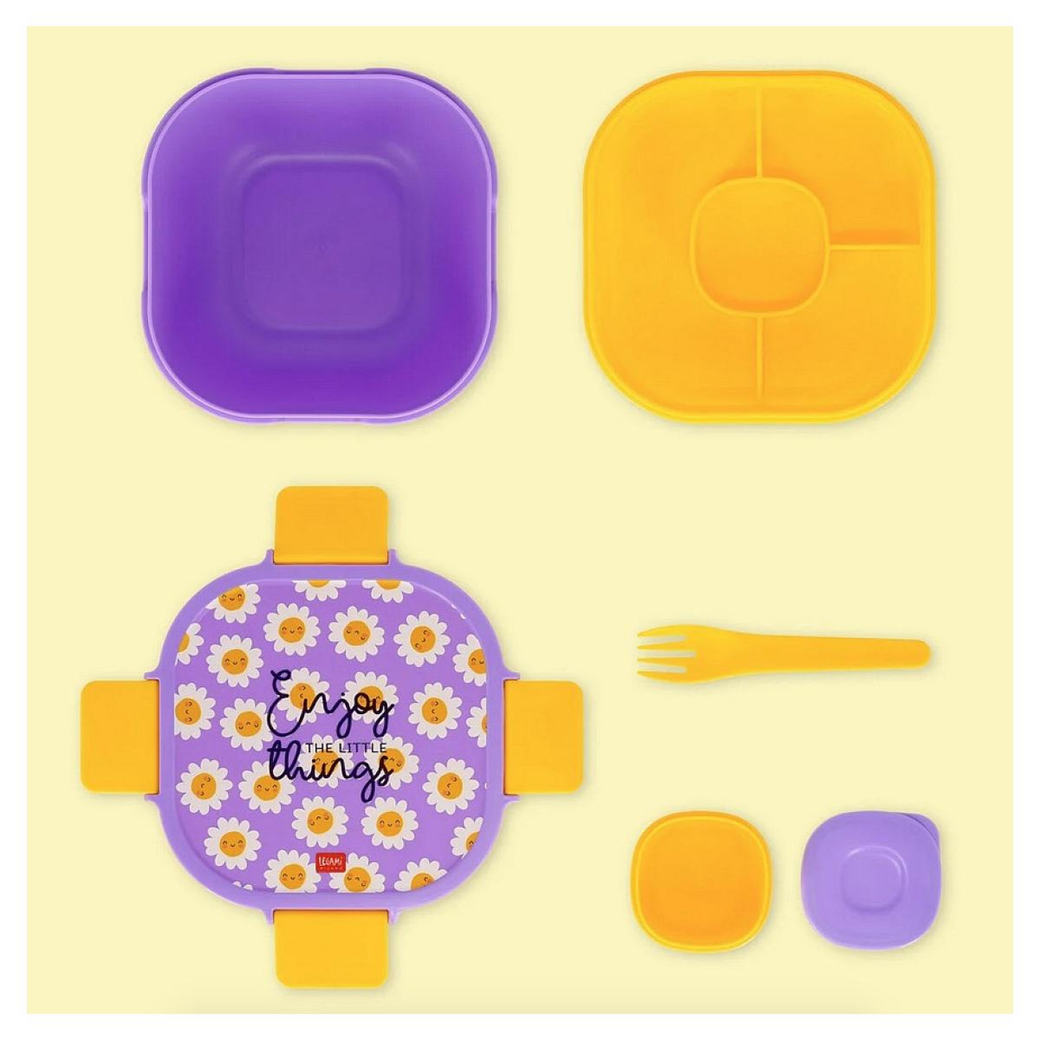 Voir la diapositive 2 : LEGAMI Boite repas collection Daisy