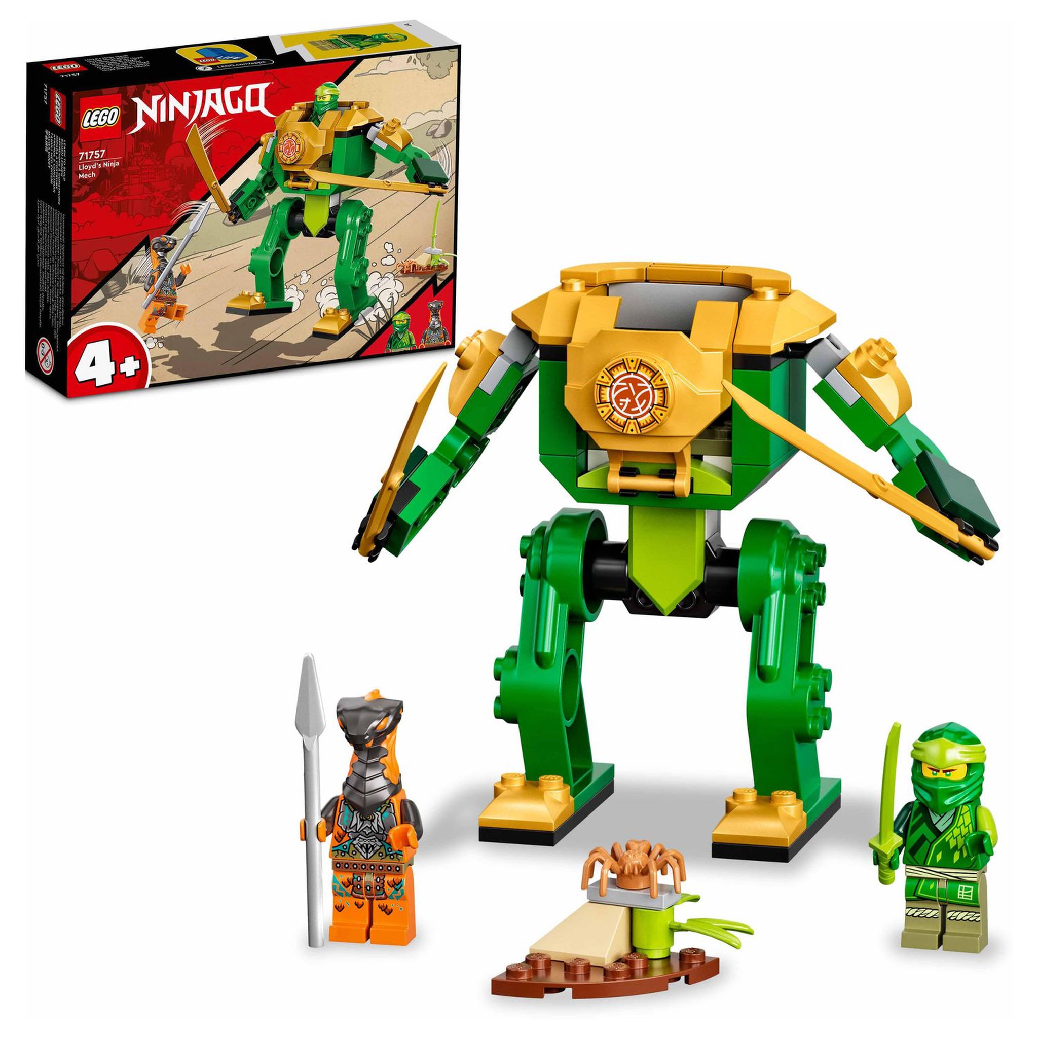 Voir la diapositive 2 : LEGO Ninjago 71757 - Le robot ninja de Lloyd