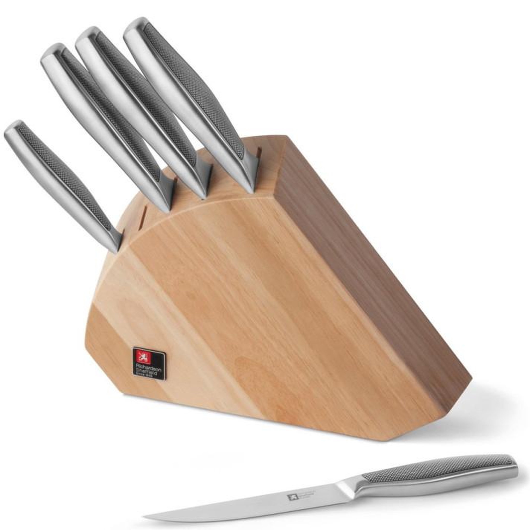 RICHARDSON SHEFFIELD Bloc de 5 couteaux inox - 041001