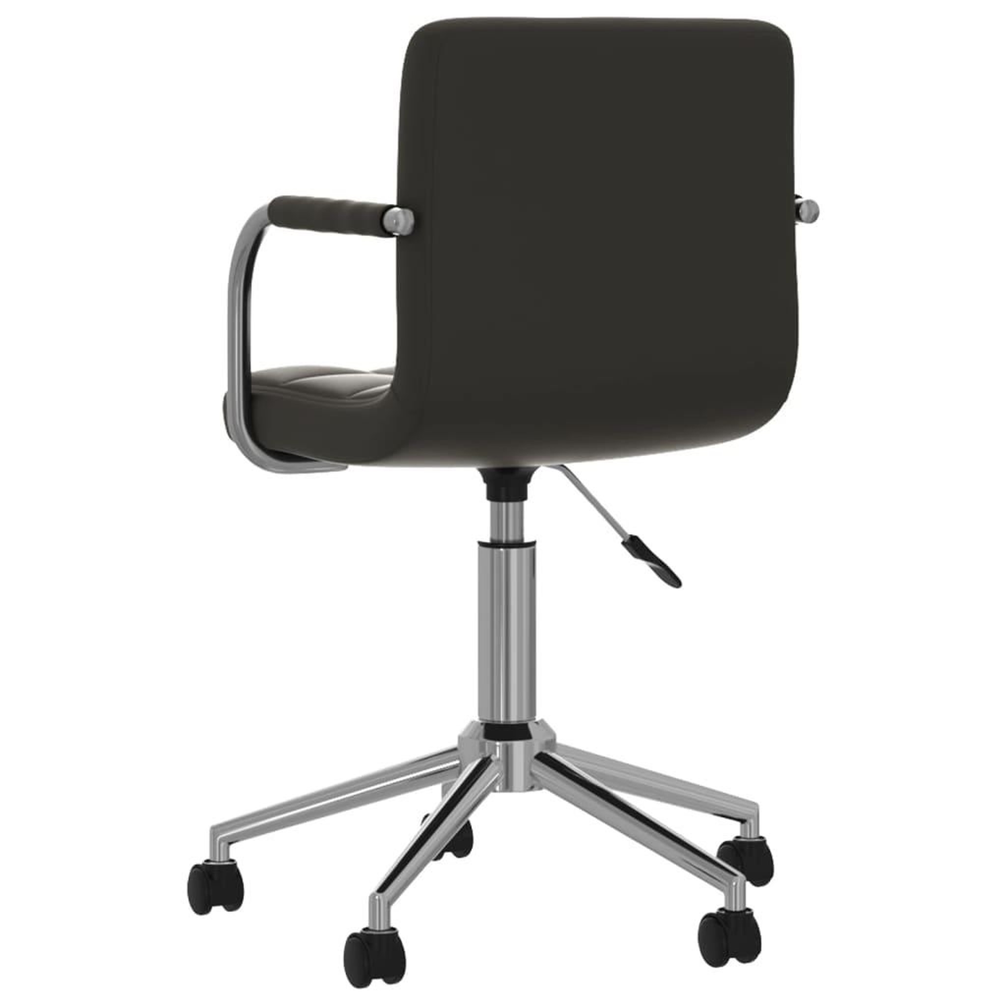 Voir la diapositive 5 : VIDAXL Chaise de bureau pivotante Noir Similicuir