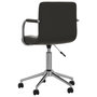Voir la diapositive 5 : VIDAXL Chaise de bureau pivotante Noir Similicuir