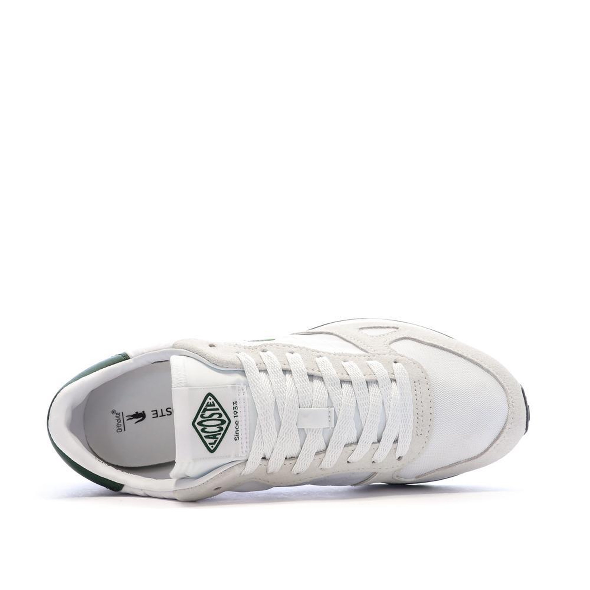 Voir la diapositive 4 : Lacoste Baskets Blanc/Beige Homme Lacoste Partner 70s 124