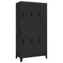 Voir la diapositive 1 : VIDAXL Armoire a casiers Anthracite 90x45x180 cm Acier