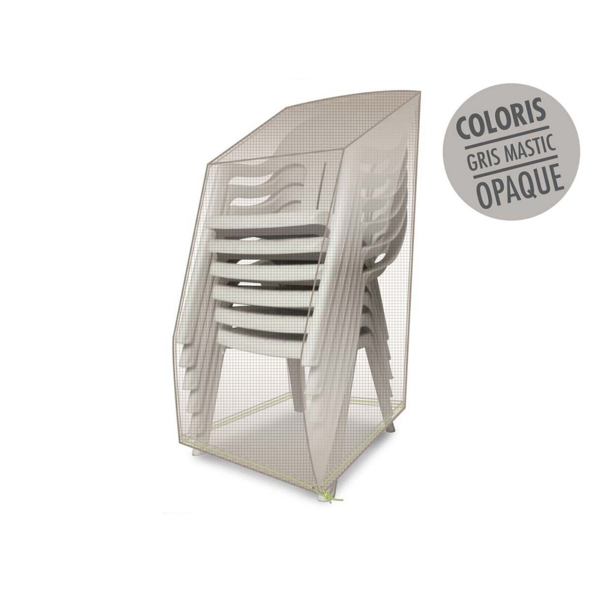 Jardiline Housse de protection Cover One pour chaises empilables - 66 x 66 x 110 cm - Jardiline