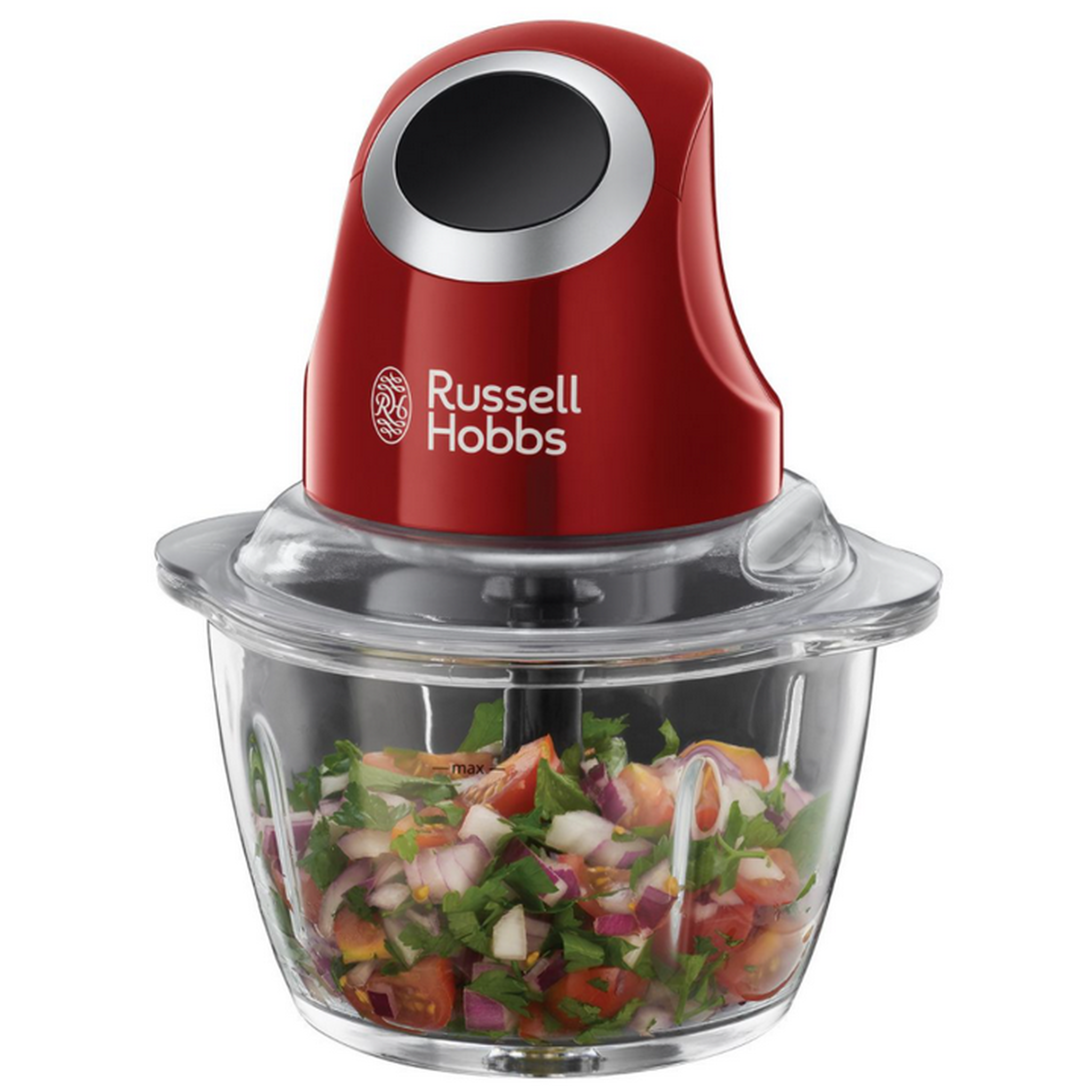 Russell Hobbs Mini-hachoir 500ml 200w rouge - 24660-56