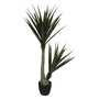 Voir la diapositive 1 : ATMOSPHERA Plante Artificielle en Pot  Yucca  130cm Vert & Noir