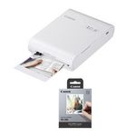 CANON Imprimante photo portable Selphy Square QX10 Blanche + Film photo XS20L x20 feuilles