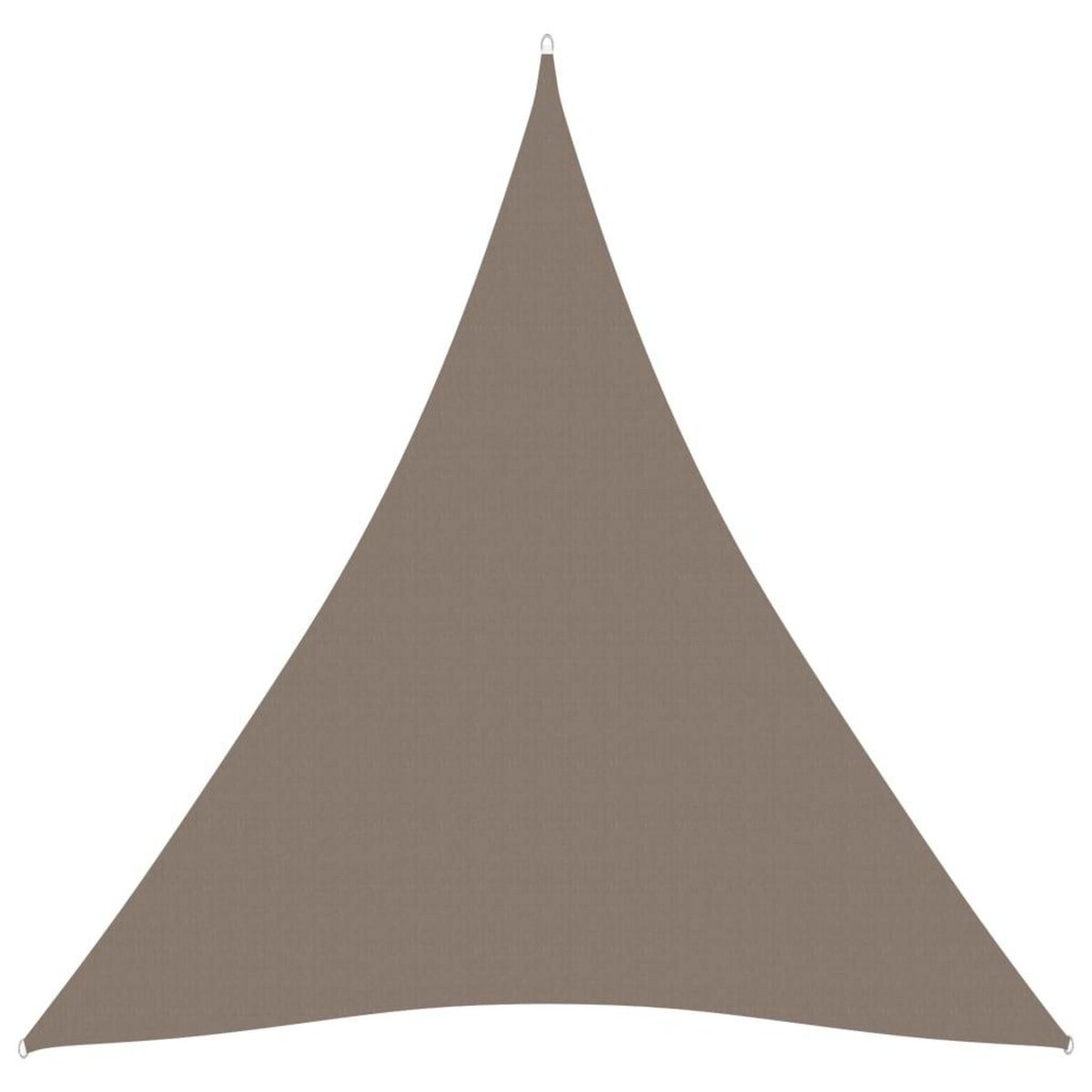 VIDAXL Voile de parasol Tissu Oxford triangulaire 4,5x4,5x4,5 m Taupe