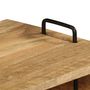 Voir la diapositive 5 : VIDAXL Table basse Bois de manguier massif 100x60x45 cm