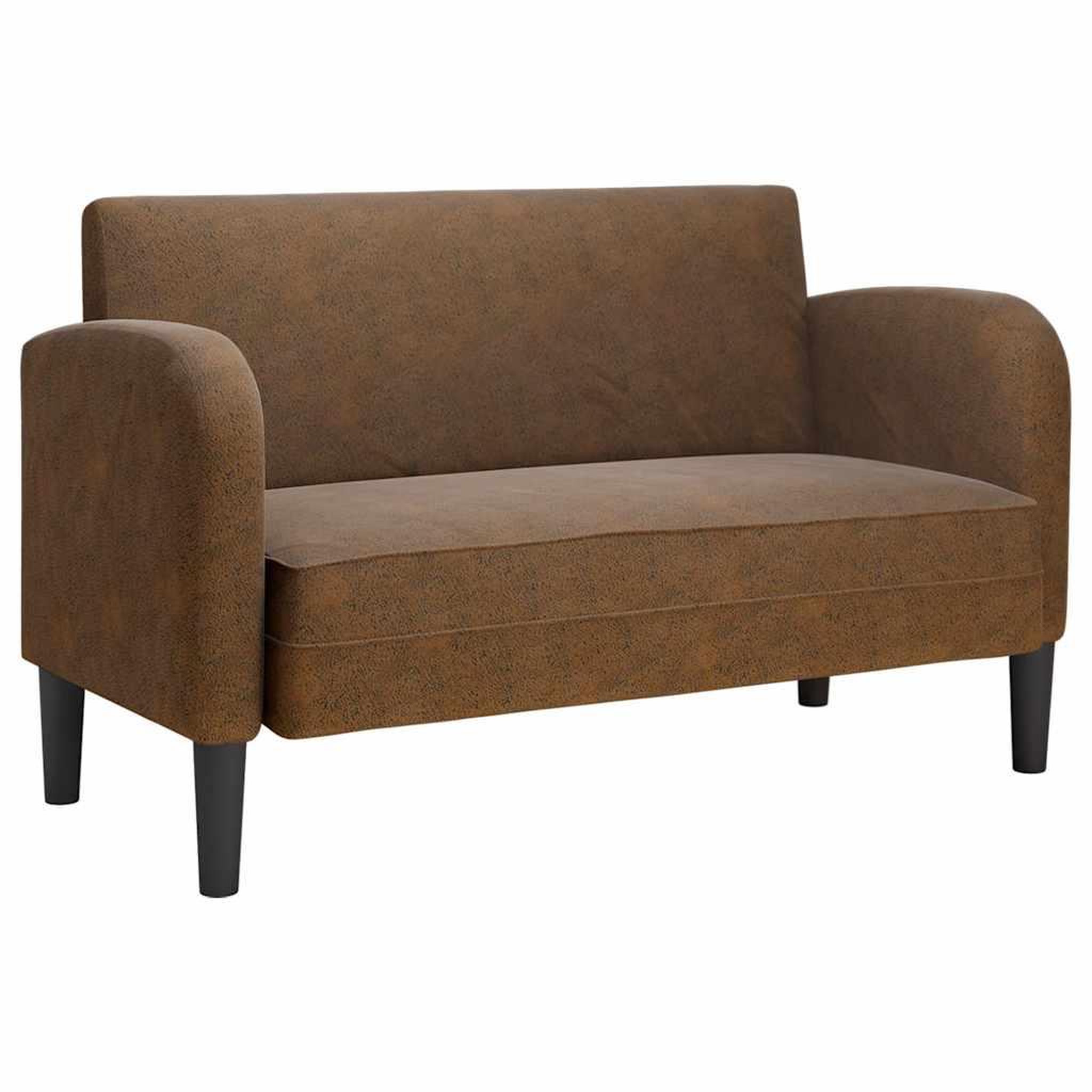Voir la diapositive 2 : VIDAXL Canape causeuse marron 110 cm similicuir
