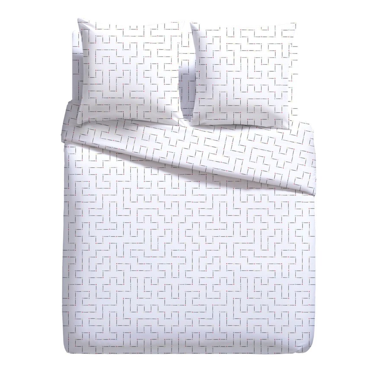 Parure housse de couette fantaisie en microfibre OUT