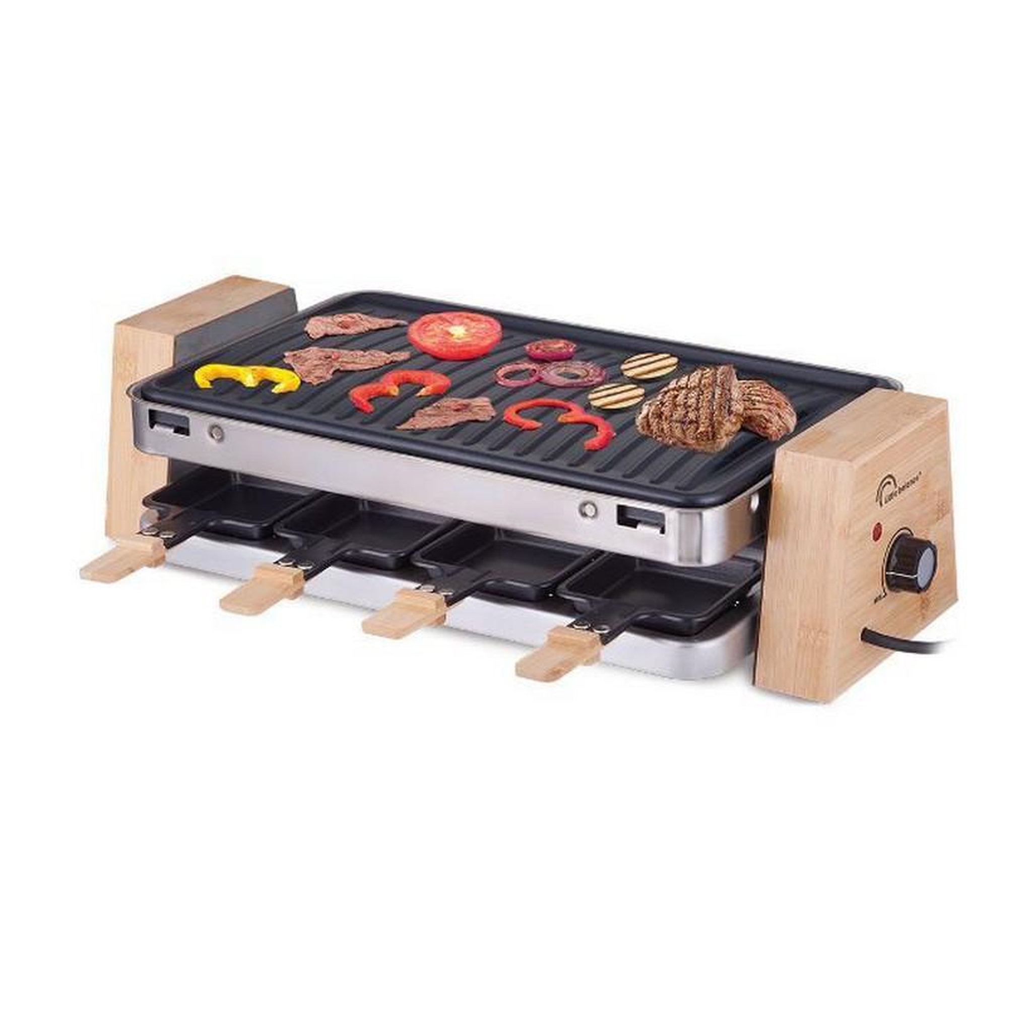 Voir la diapositive 2 : LITTLE BALANCE Appareil à raclette 8 personnes 1500w - 8388