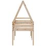 Voir la diapositive 5 : VIDAXL Lit haut sans matelas 90x190 cm bois de pin massif