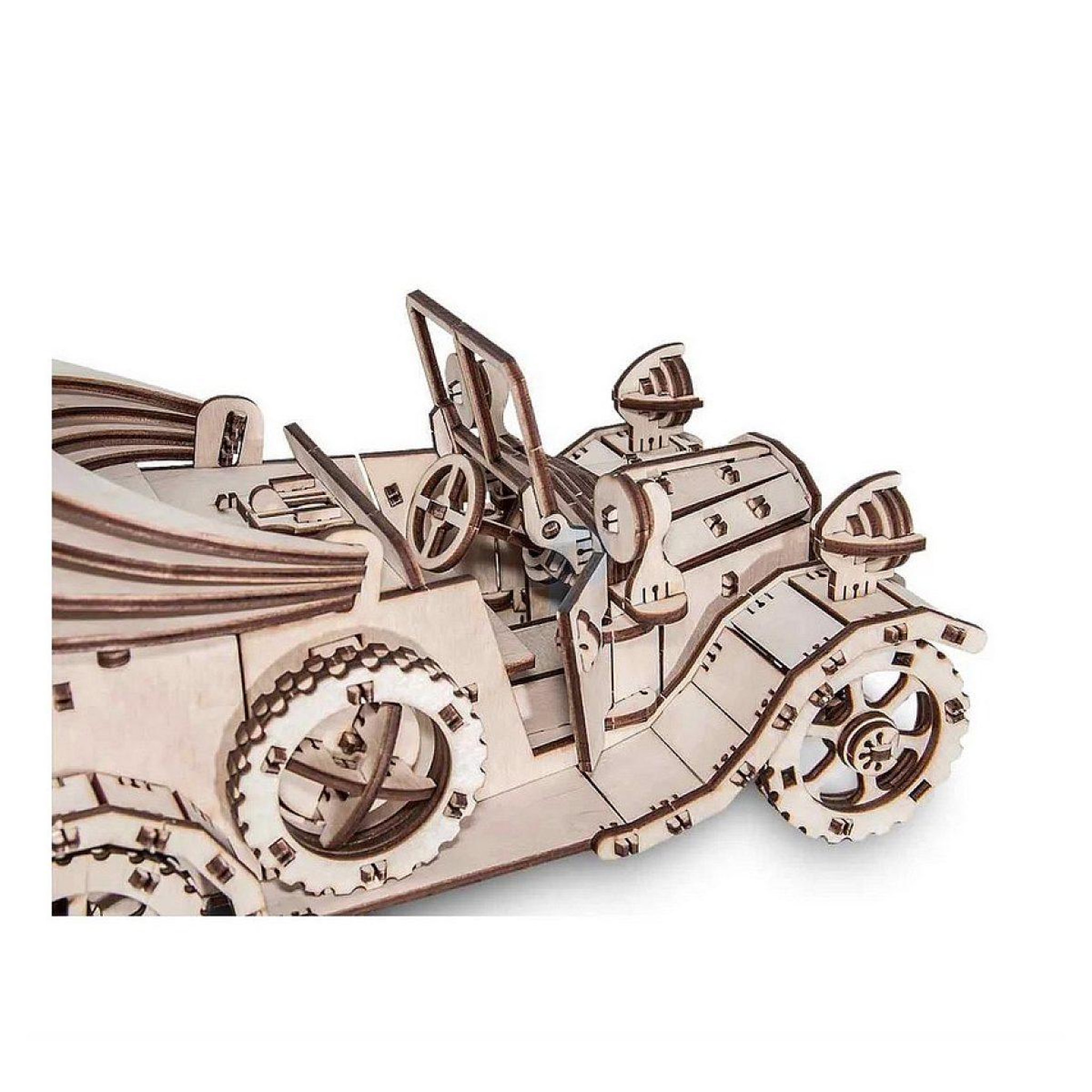Voir la diapositive 2 : GRAINE CRÉATIVE Maquette en bois 3d voiture retro
