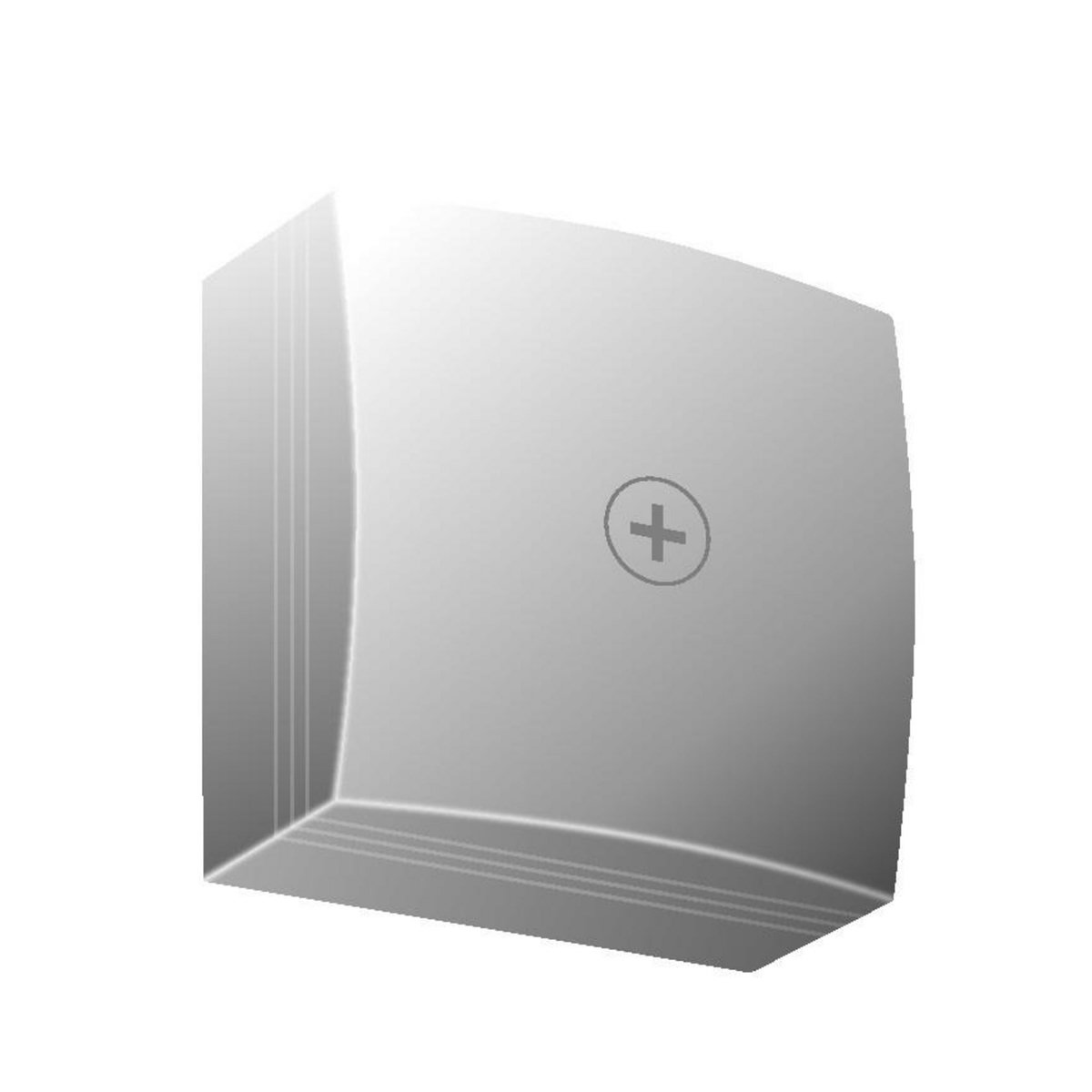 CENTRALE BRICO Dérivation blanc pour moulure, H. 7.5 x P.3.2 cm