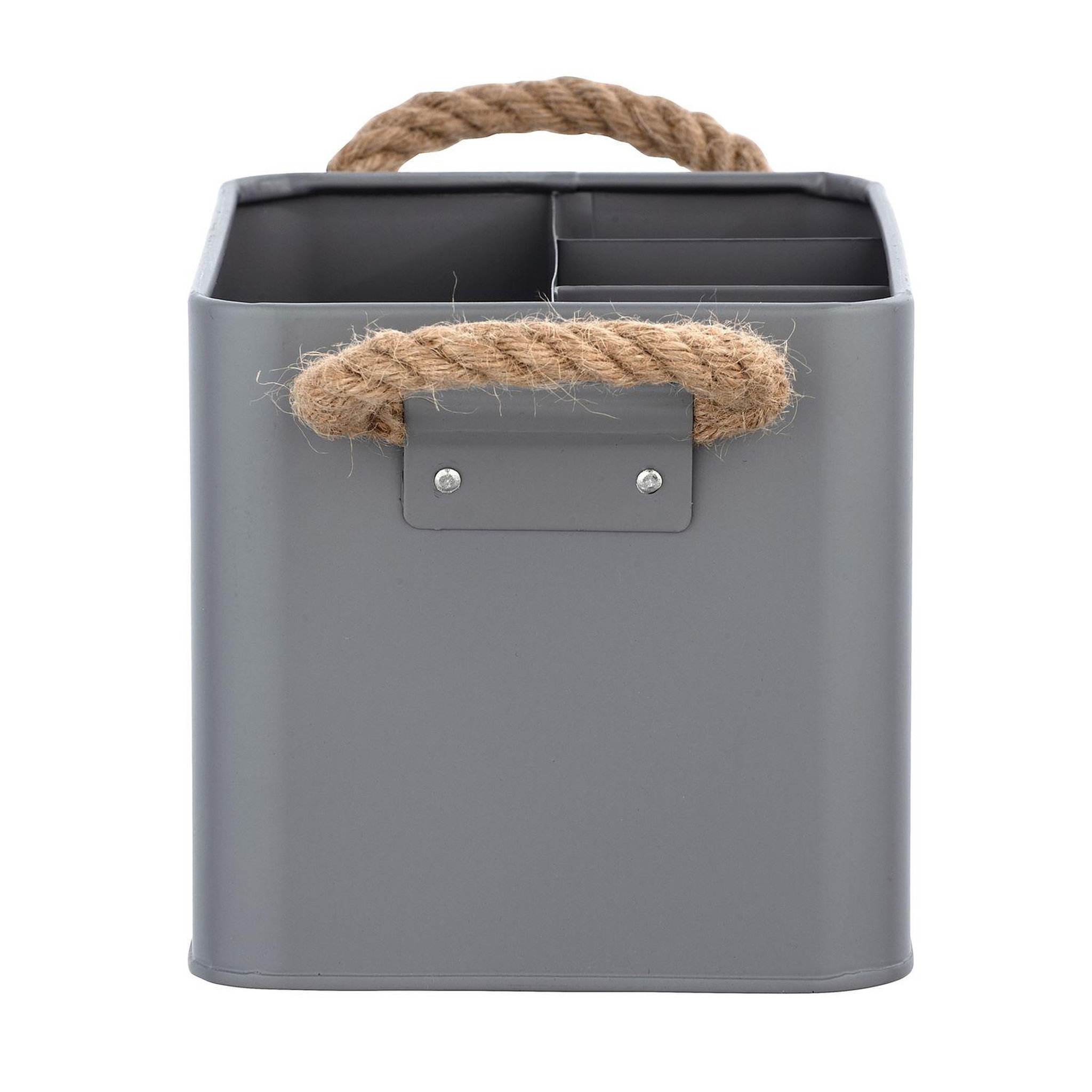 Voir la diapositive 3 : Wenko Boîte de rangement compartimentée salle de bain gara - l. 19 x h. 12 cm