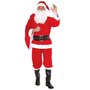 Voir la diapositive 1 : FEERIC LIGHT & CHRISTMAS Déguisement Adulte 6 Pièces  Père Noël  148cm Rouge