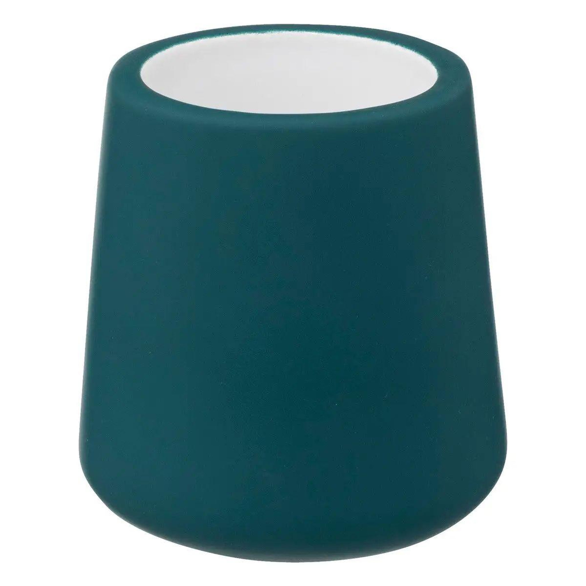 Voir la diapositive 3 : FIVE Brosse wc design  cocon  40cm bleu pétrole