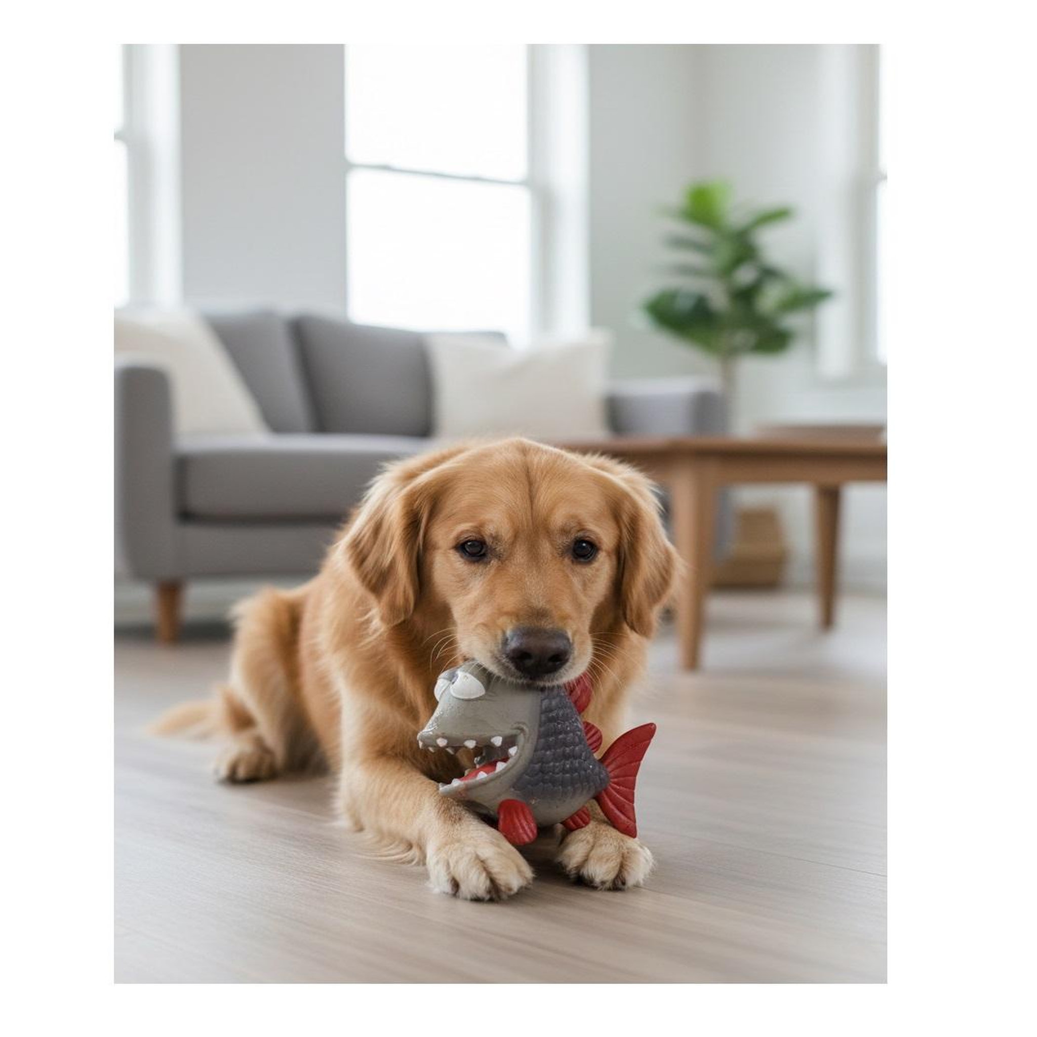 Voir la diapositive 2 : Eden Jeu pour chien poisson anais gris