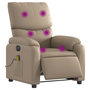 Voir la diapositive 3 : VIDAXL Fauteuil de massage inclinable electrique cappuccino similicuir