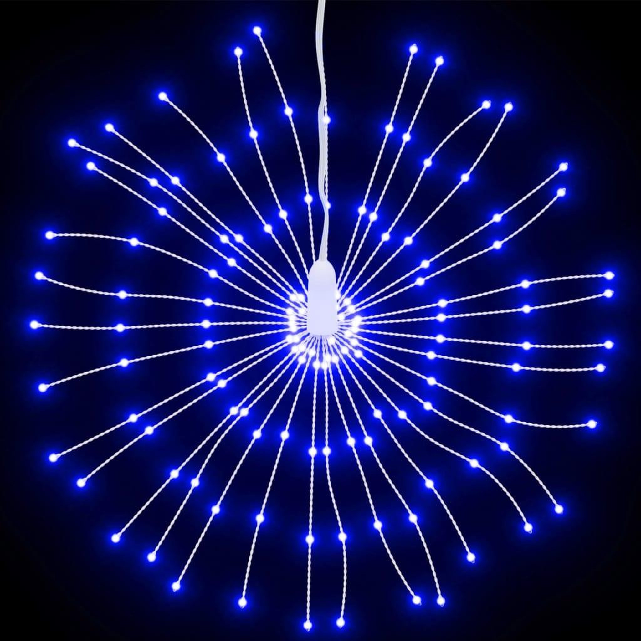 Voir la diapositive 4 : VIDAXL Etoile rayonnante de Noël 140 LED 8 pcs bleu 17 cm