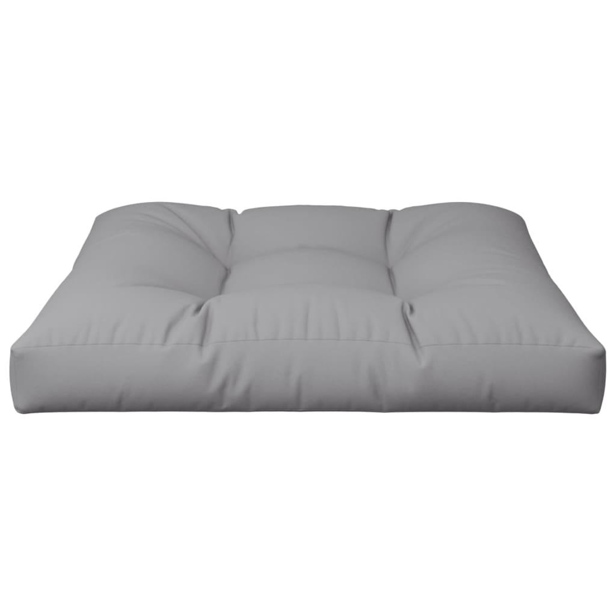 Voir la diapositive 4 : VIDAXL Coussin de palette gris 70x70x12 cm tissu