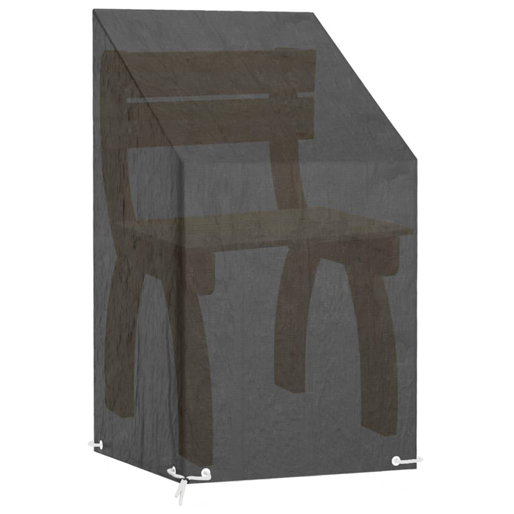 Voir la diapositive 5 : VIDAXL Housses de chaise de jardin 2 pcs 8 œillets 65x65x80/120 cm PE