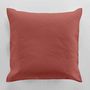 Voir la diapositive 2 : Paris Prix Housse de Coussin  Romane  60x60cm Terracotta
