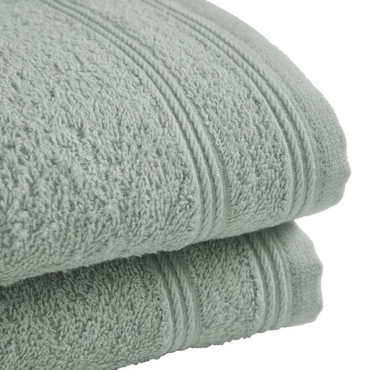 COTON PUR Lot de 2 serviettes invité  Spa  30 x 50 cm / 400 gr/m² -  - Lot de 2 Serviettes invité 30 x 50 cm
