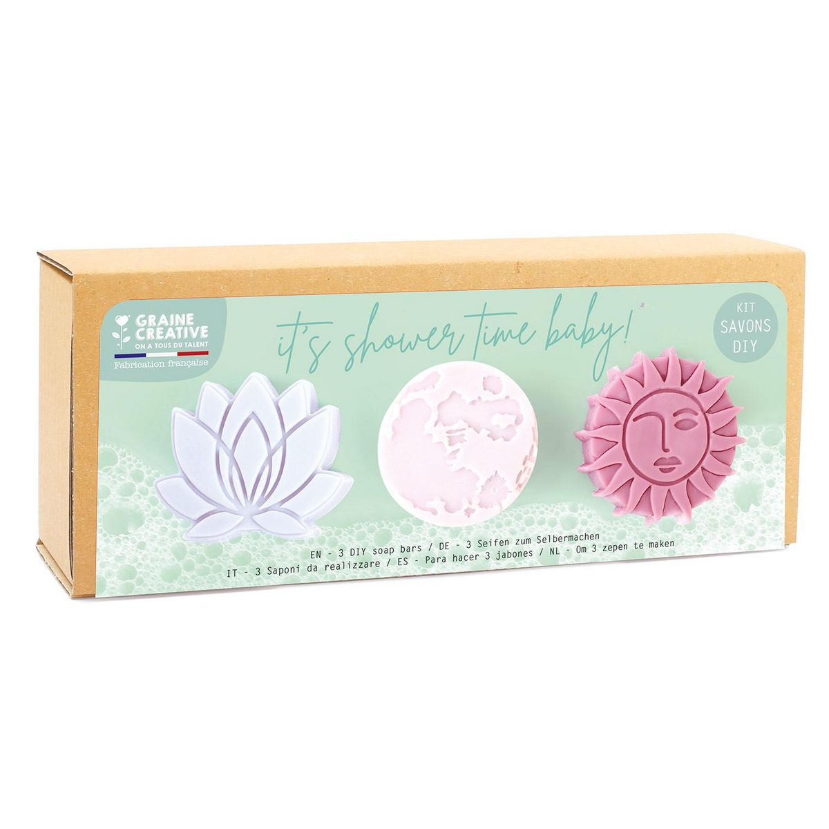 Graine créative Kit DIY pour faire ses savons - Calme