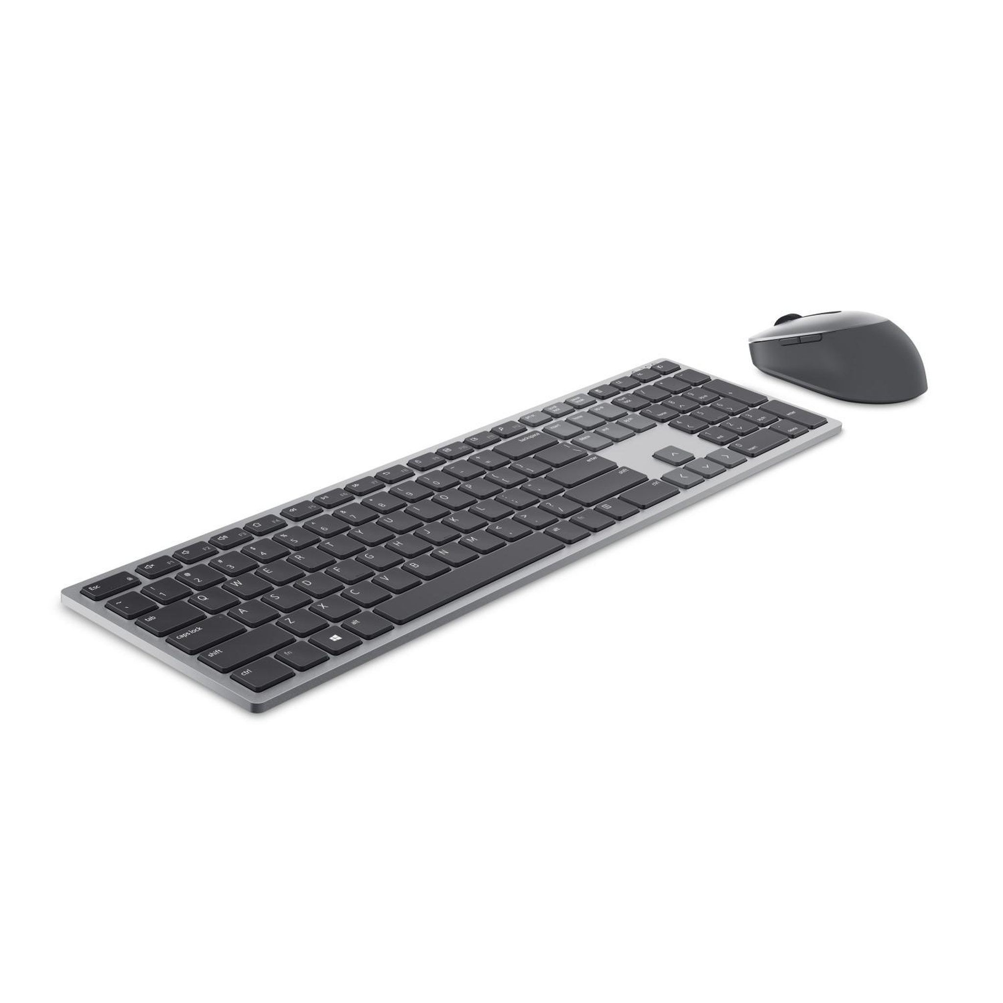 Voir la diapositive 3 : Dell Dell km7321w clavier souris incluse rf sans fil + bluetooth qwerty us international gris, titane