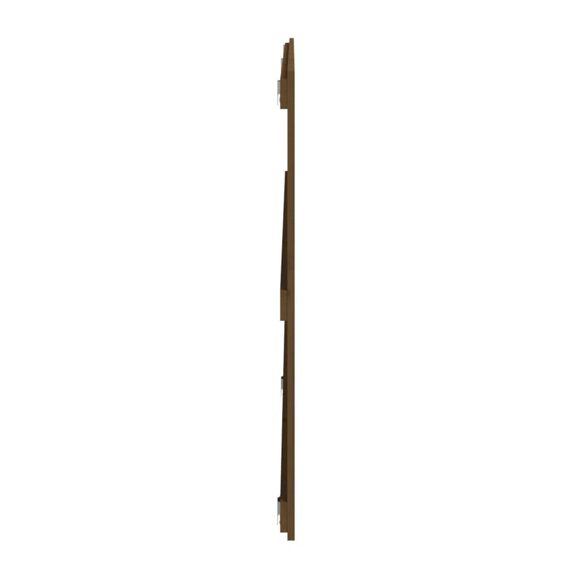 Voir la diapositive 5 : VIDAXL Tete de lit murale Marron miel 204x3x90 cm Bois massif de pin