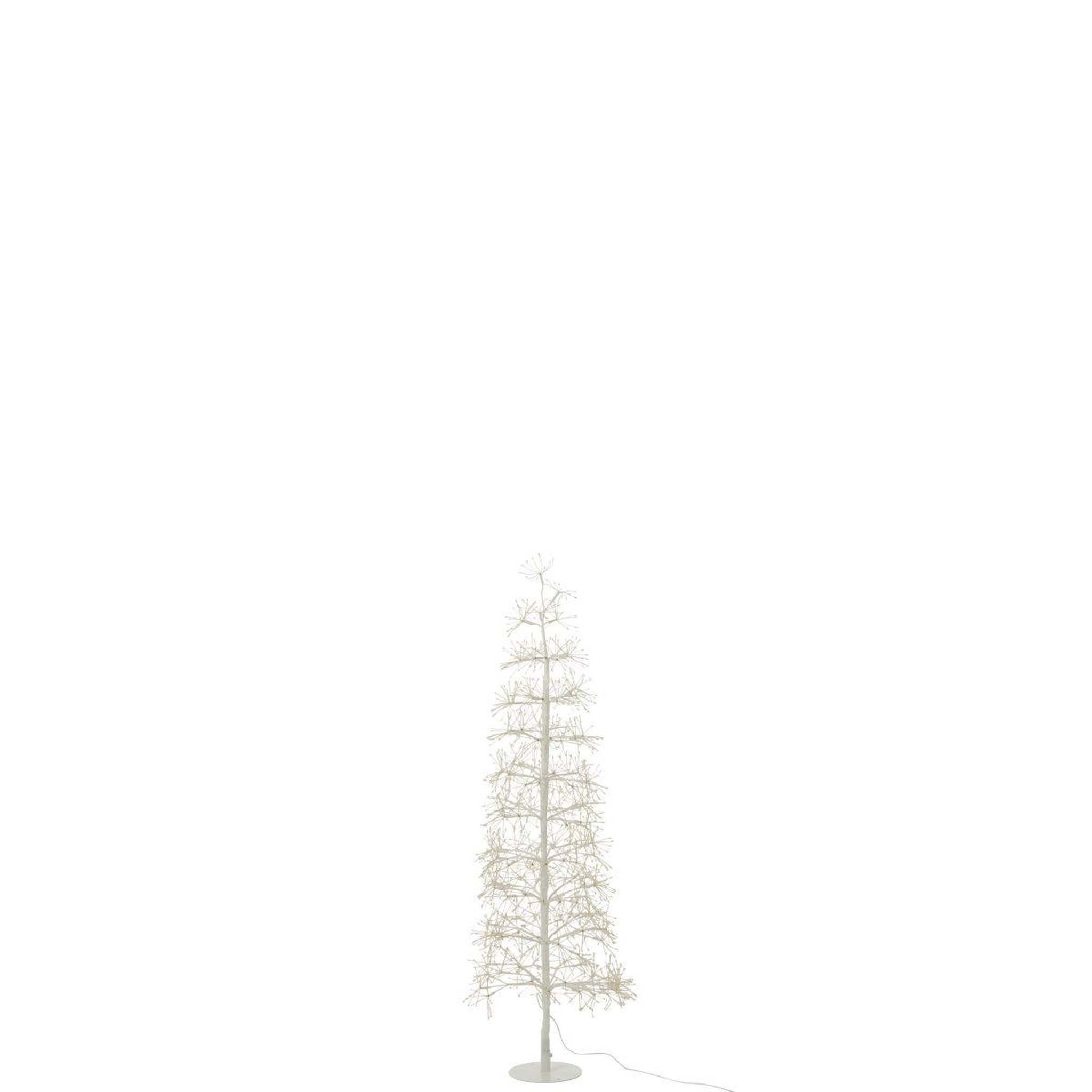 Voir la diapositive 4 : J-LINE Sapin à led en métal  grady  120cm blanc