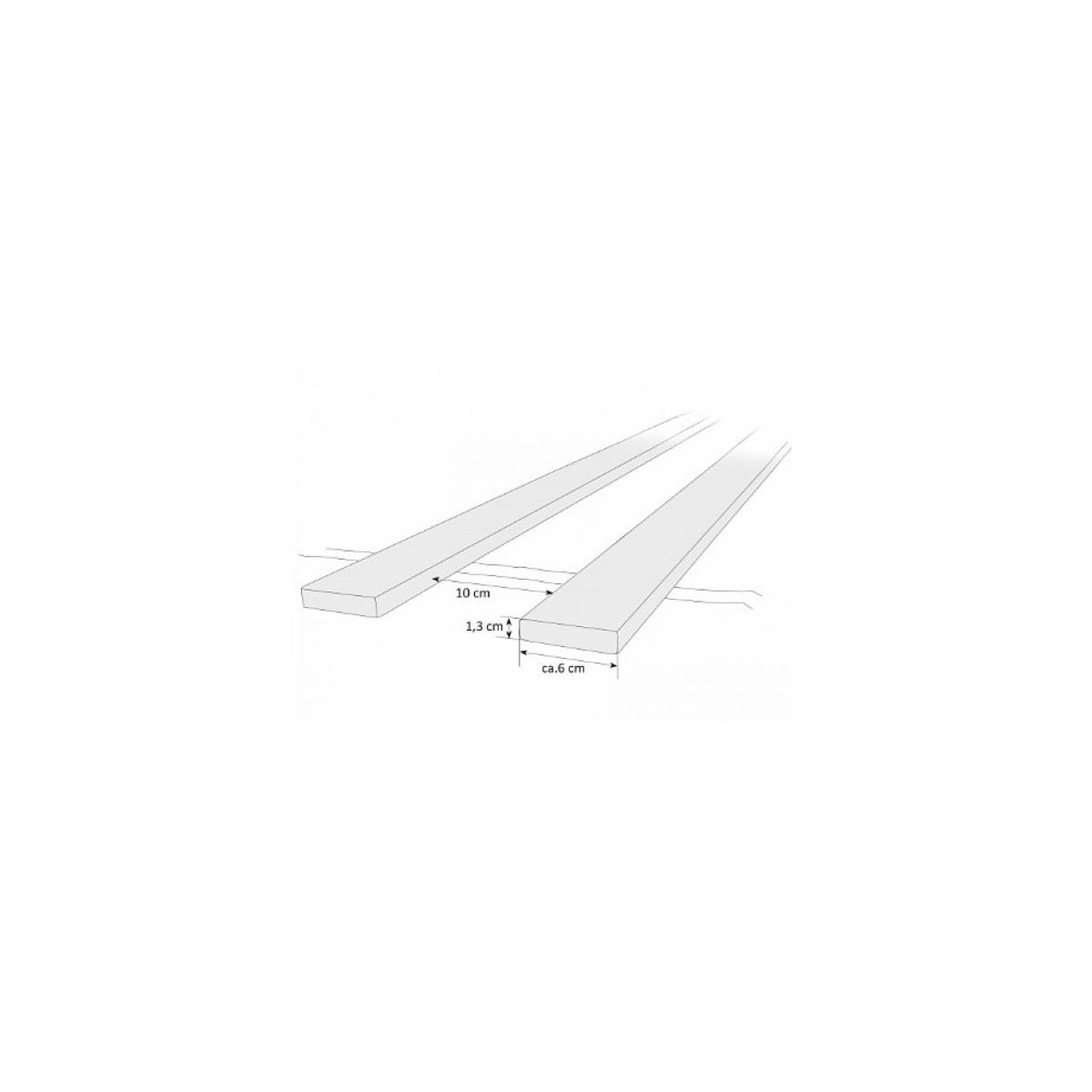 Voir la diapositive 3 : HomeStyle4U Sommier a lattes 160 x 200 en bois massif de pin