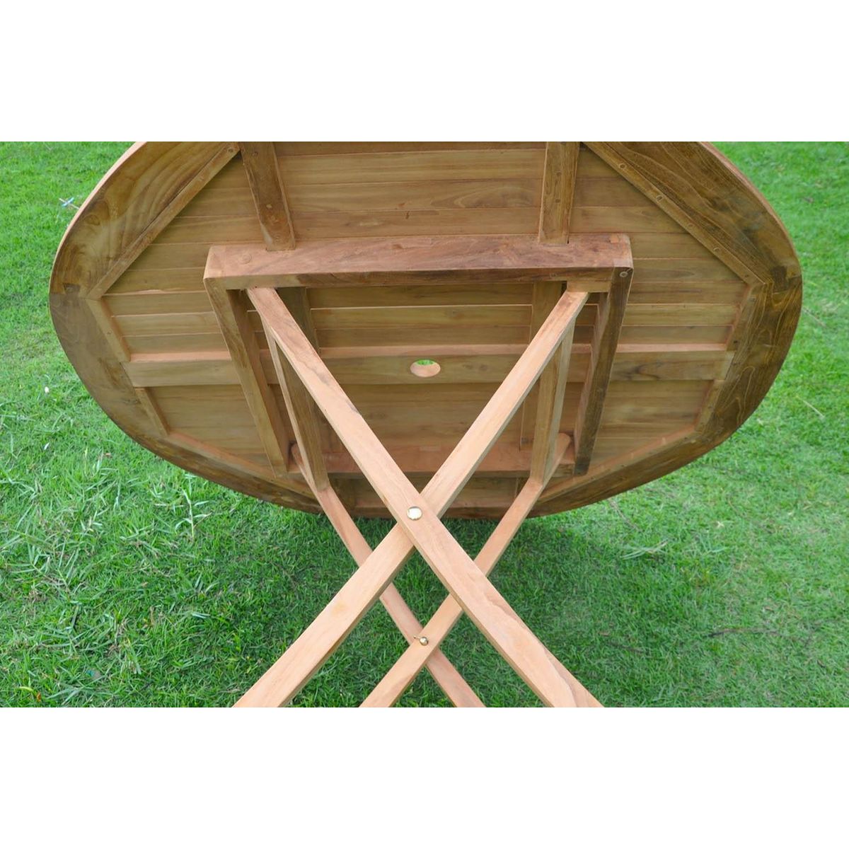 CONCEPT USINE Table ronde pliable 120cm MEJA