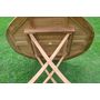 Voir la diapositive 4 : CONCEPT USINE Table ronde pliable 120cm MEJA