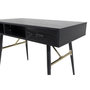 Voir la diapositive 3 : Paris Prix Bureau Design Avec Tiroir  Gold  110cm Noir